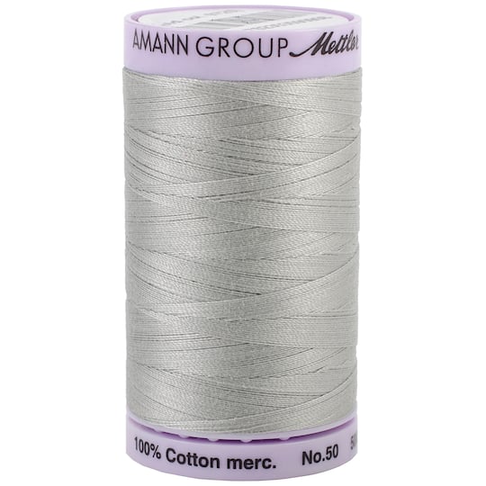 Mettler 50wt Silk Finish Cotton Thread, 547yd.